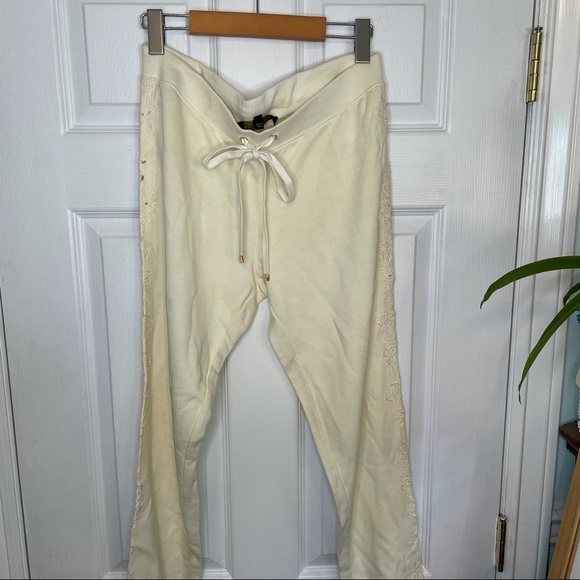 JUICY Couture Light Yellow Y2K Sweatpants Small - Picture 2 of 7
